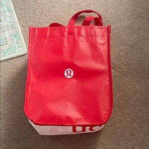 Lululemon Athletica Bold Red Tote